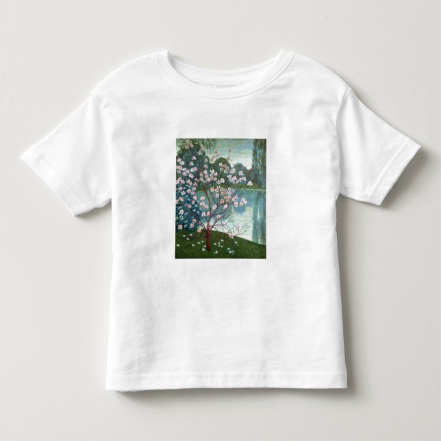 T-shirts Magnólia (óleo em canvas) (Frente)