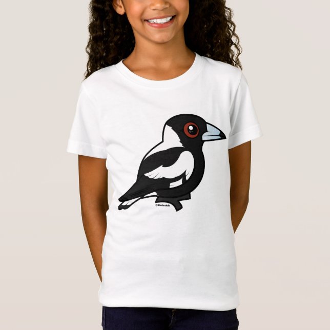 T-shirts Magpie australiano de Birdorable (Frente)
