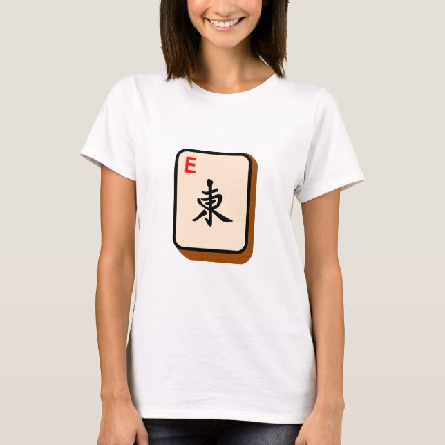 T-shirts Mahjong do leste (Frente)