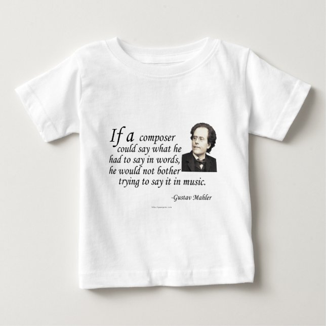 T-shirts Mahler na composição (Frente)