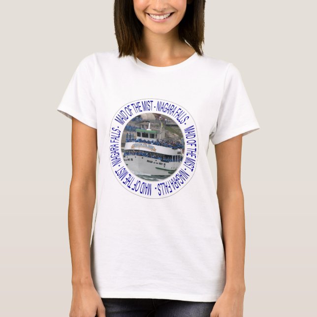 T-shirts Maid de neblina - Niagara Falls (Frente)