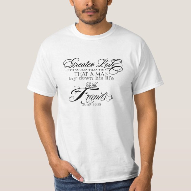 T-shirts Maior amor (Frente)