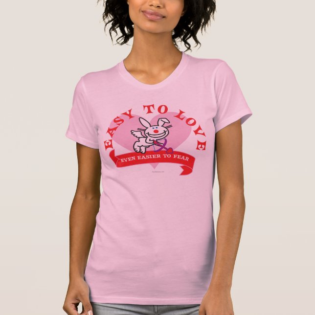 T-shirts Mais fácil temer (Frente)