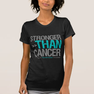 T-shirts Mais forte do que o cancer - cancer de tiróide