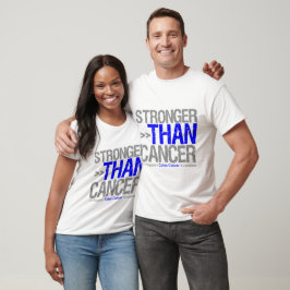 T-shirts Mais forte que o Cancer - Cancer de dois pontos