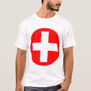 T-shirts Mais Sign in white com vermelho