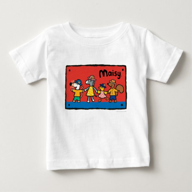 T-shirts Maisy e os melhores amigos seguram as mãos (Frente)
