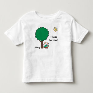 T-shirts Maisy Lê O Livro Da Biblioteca Lá Fora