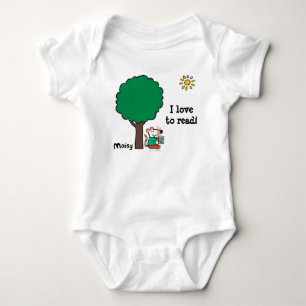 T-shirts Maisy Lê O Livro Da Biblioteca Lá Fora