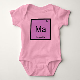 T-shirts Makaila Nome Química Elemento Tabela Periódica