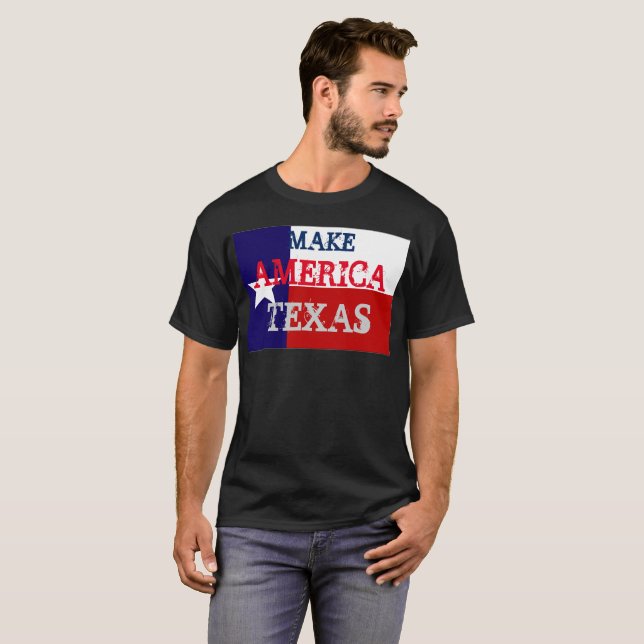 T-shirts Make America Texas (Frente Completa)