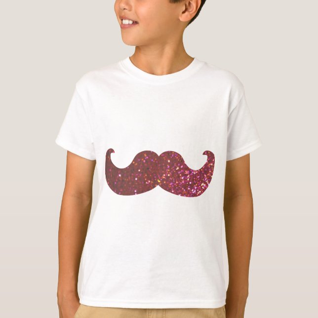 T-shirts Malgaxe Rosa (Gráfico de Brilhante Falso) (Frente)