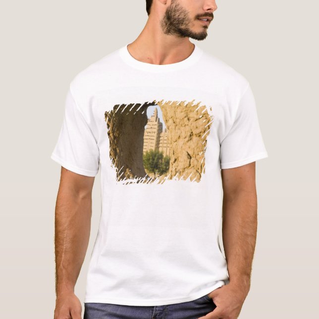 T-shirts Mali, Djenne. Mesquita Grande 2 (Frente)