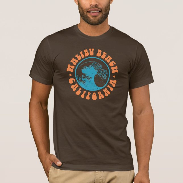 T-shirts Malibu Califórnia (Frente)