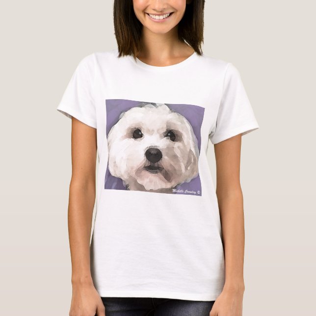 T-shirts Maltipoo (Frente)