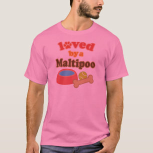 T-shirts maltipoo amado perto