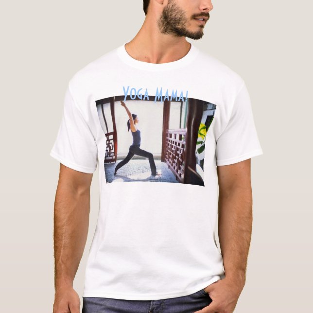 T-shirts Mama da ioga (Frente)