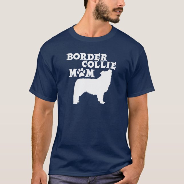 T-SHIRTS MAMÃ DE BORDER COLLIE (Frente)