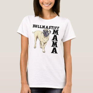 T-SHIRTS MAMA DE BULLMASTIFF