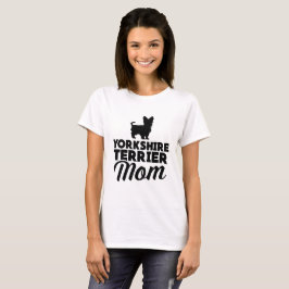 T-shirts Mamã do yorkshire terrier