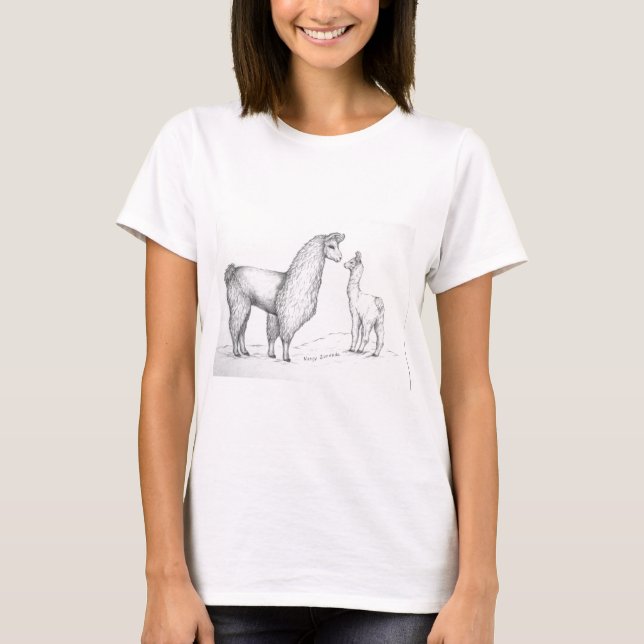 T-shirts Mama Lama e Cria (Frente)