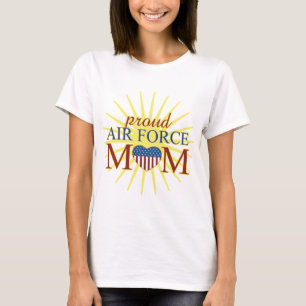 T-shirts Mamã orgulhosa da força aérea