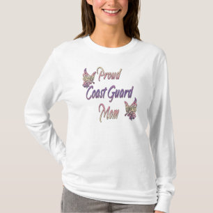 T-shirts Mamã orgulhosa da guarda costeira