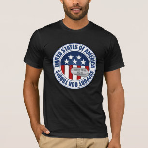 T-shirts Mamã orgulhosa da guarda nacional do exército