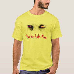 T-shirts Mamã psicótico do judo (olhos)
