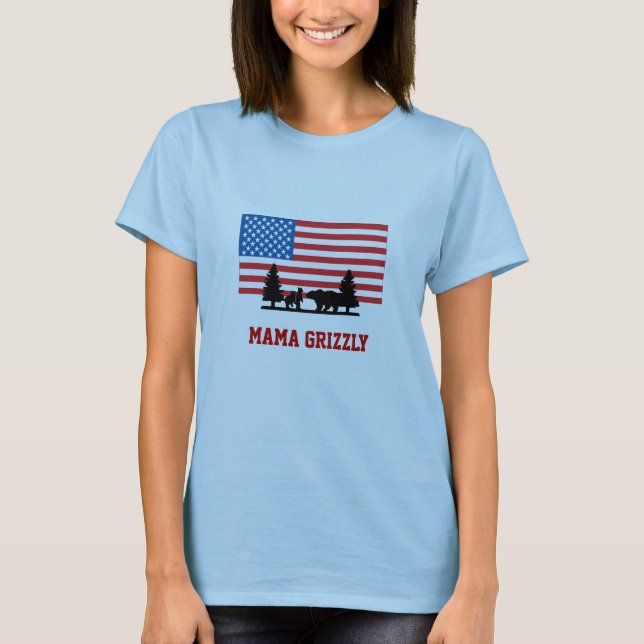 T-shirts Mama Urso (Frente)