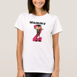 T-shirts @Mamãe 2BEE Camisa-T de maternidade feminina