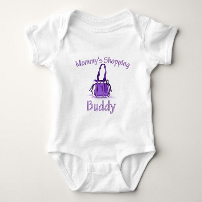 T-shirts Mamãe Comprando Buddy (Frente)