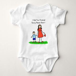 T-shirts Mamãe da Família Personalizada Mãe e Filho e Camis