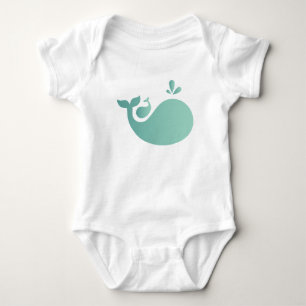 T-shirts Mamãe e criador de Criança de baleia-bebê