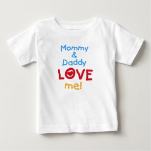 T-shirts Mamãe e Pai me amam
