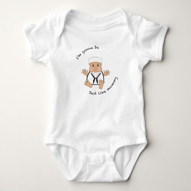 T-shirts Mamãe marinheira (Frente)