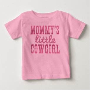 T-shirts Mamãe Pequena Cowgirl