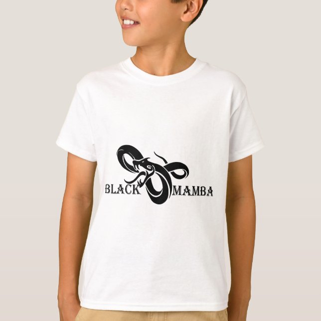 T-shirts Mamba preta (Frente)