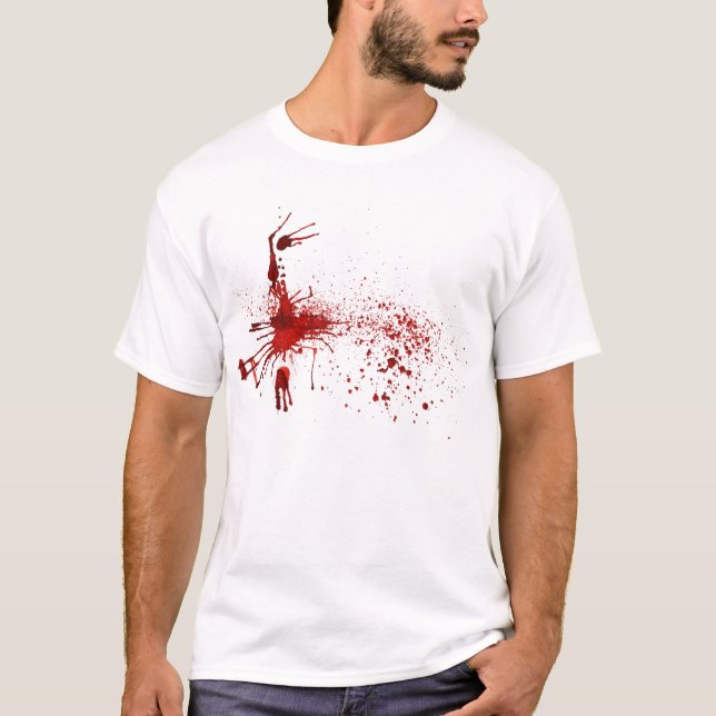 T-shirts Manchas de sangre (Frente)