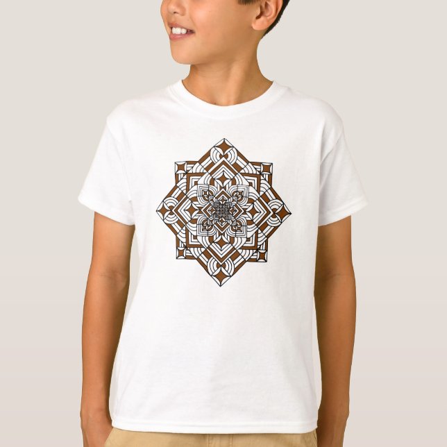 T-shirts Mandala do Capricórnio (Frente)