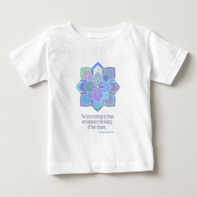 T-shirts Mandala Eleanor Roosevelt Belty Cote (Frente)