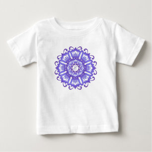 T-shirts Mandala étnica da cerceta. monograma
