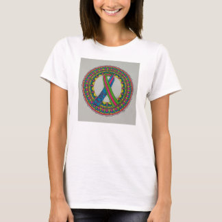 T-shirts Mandala para o cancro da mama metastático