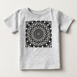 T-shirts Mandalas Decorativas Preto e Branco