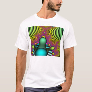 T-shirts Mandelbrot Chickadee