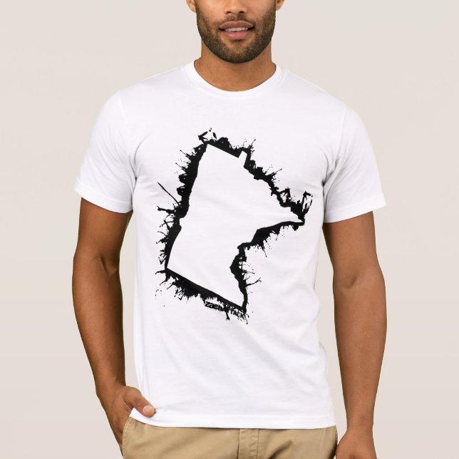 T-shirts Manganês Splat (Frente)