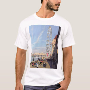T-shirts Manhã do inverno no olho de Londres
