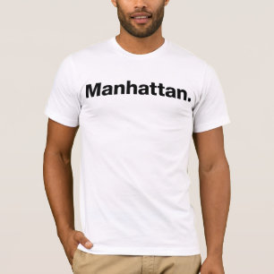 T-shirts Manhattan (preto)