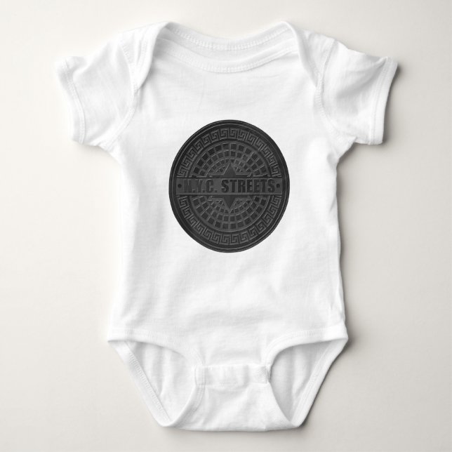 T-shirts Manhole Cobrir Black Marble (Frente)