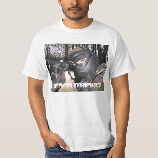T-shirts Maniac de Airsoft (Frente)